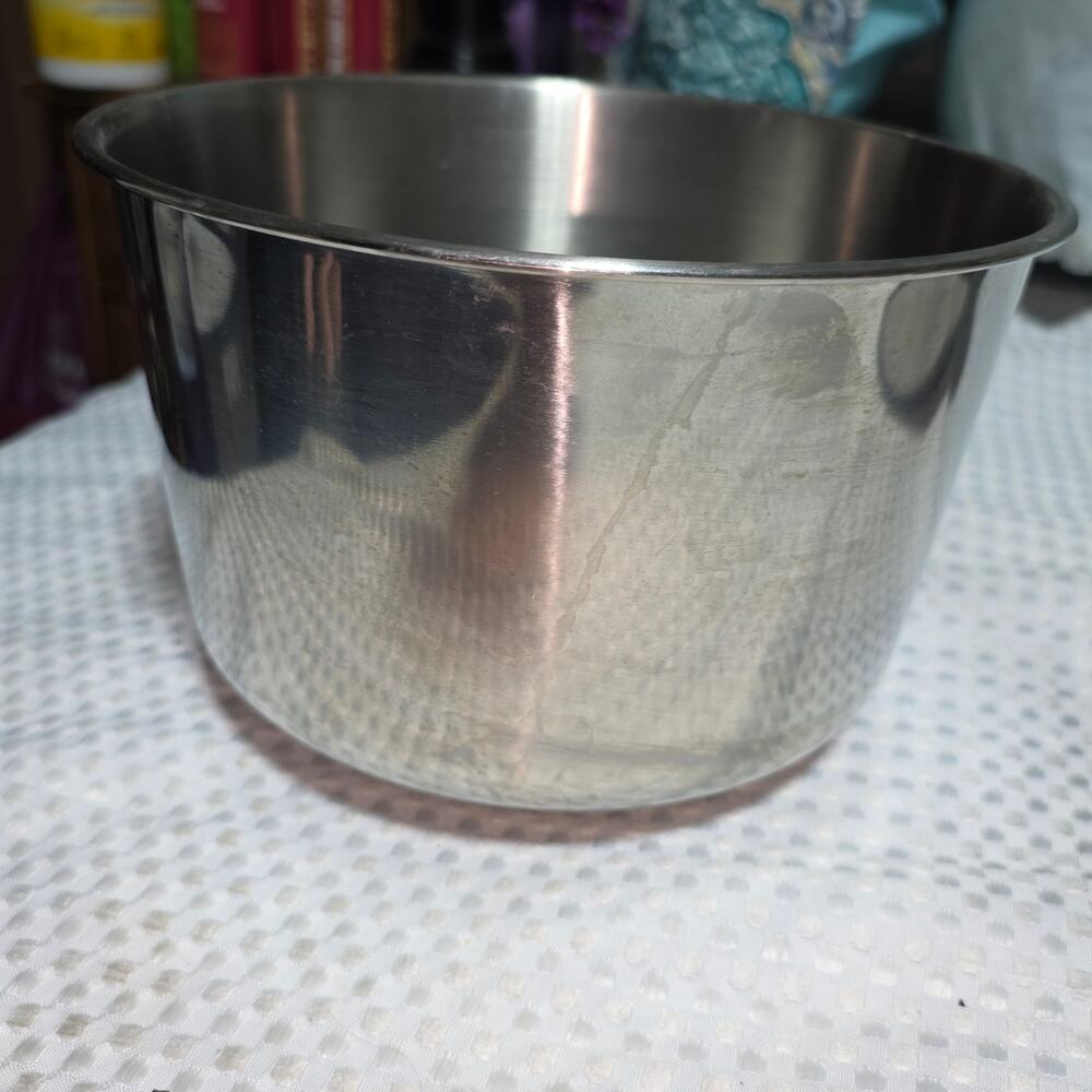 VINTAGE SUNBEAM STAINLESS STEEL MIXING MIXER BOWL